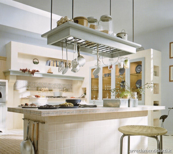 Asolo azzurra isola cucina